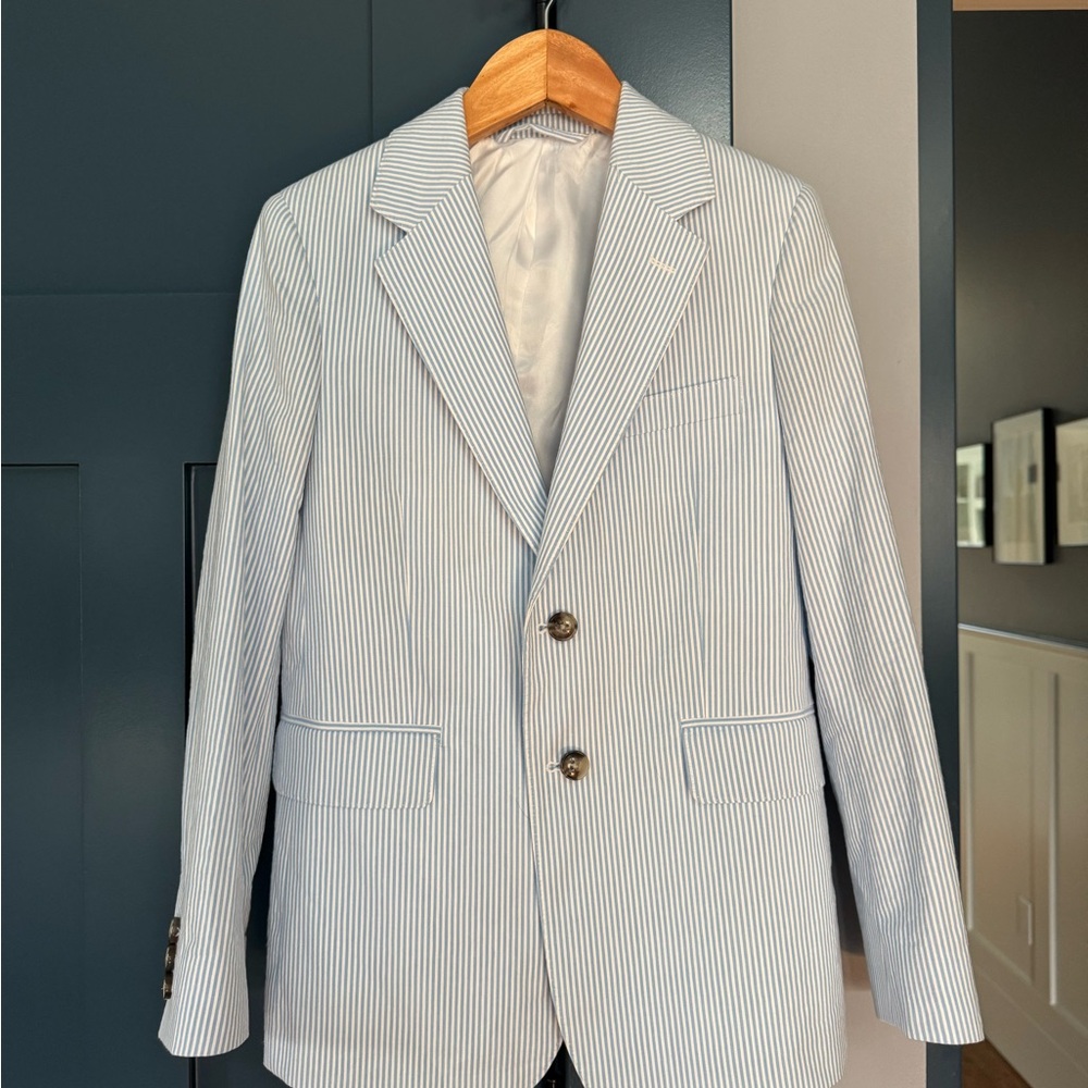 Vineyard Vines Seersucker Boy’s Blazer size 10